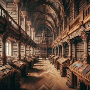 Contacto 4 contacto con las biblioteca del scriptorium