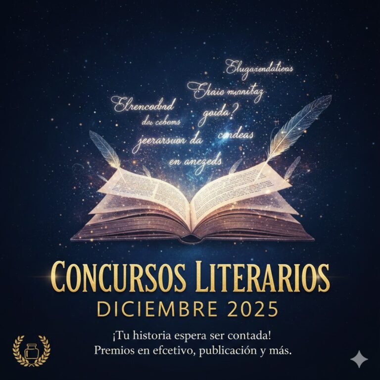Concursos literarios de diciembre 2025