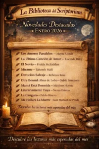 Novedades literarias enero 2026 - La Biblioteca del Scriptorium