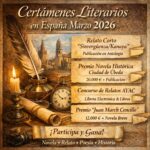 Concursos literarios España Marzo 2026 - La Biblioteca del Scritproium