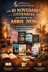 Las 10 novedades literarias más esperadas de abril 2026 1 novedades literarias españa Abril 2026